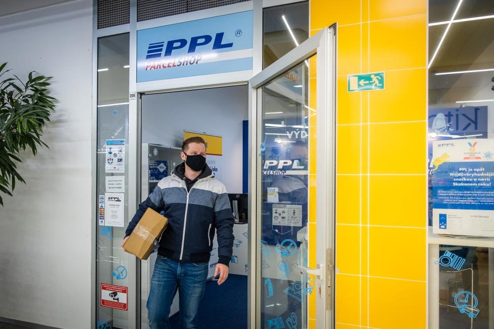 otevřený Parcelshop