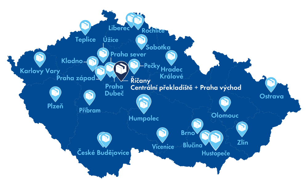 PPL přepravní síť