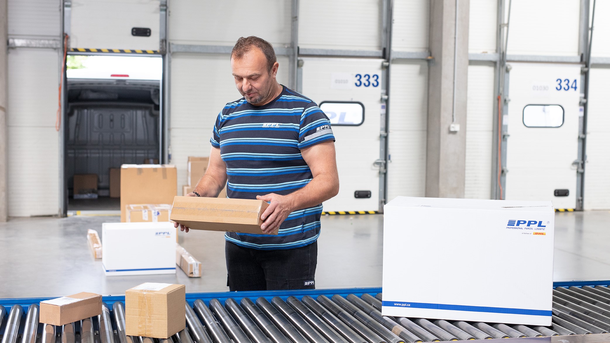 Třídění zásilek