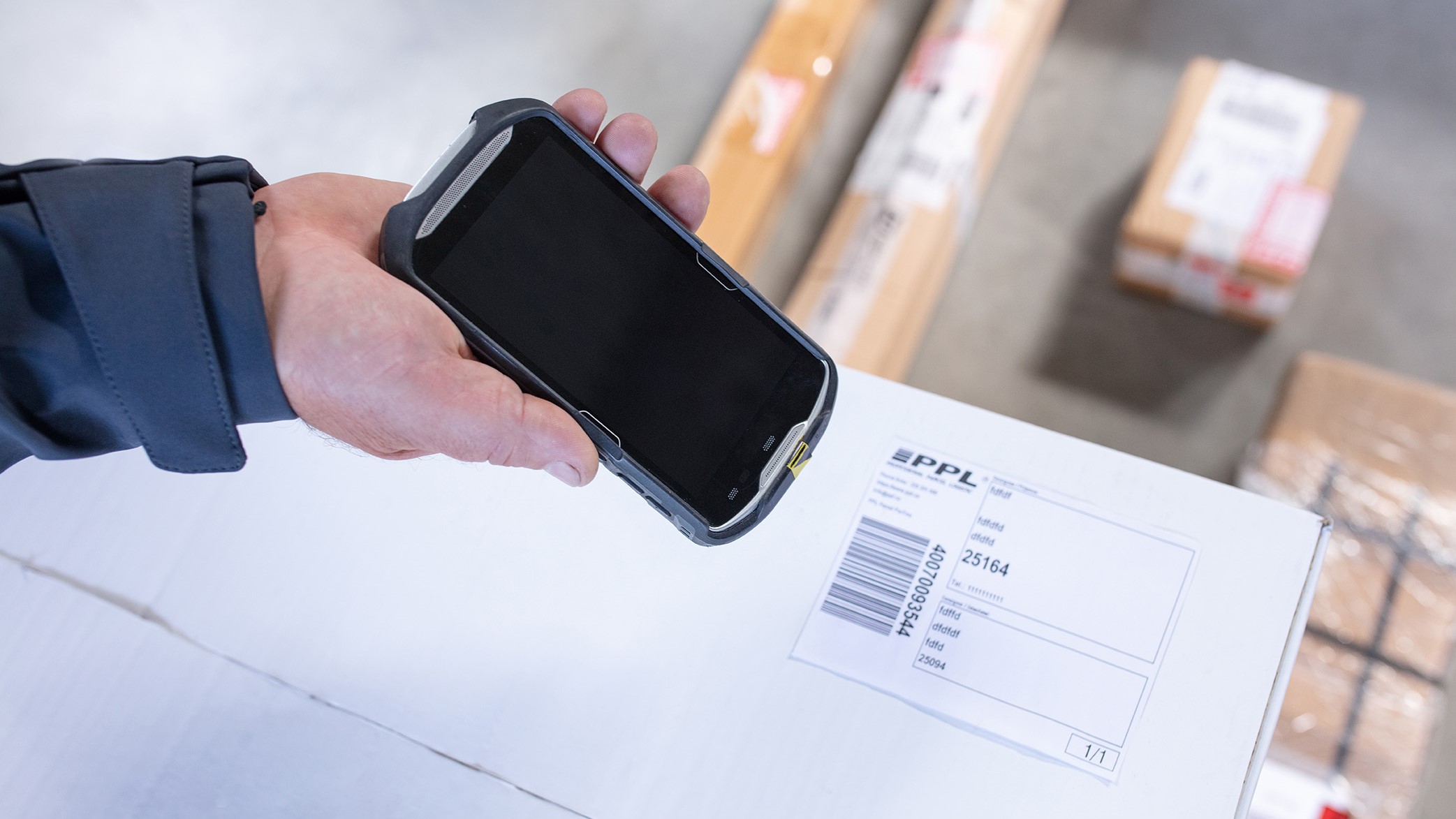 Skenování zásilky PPL